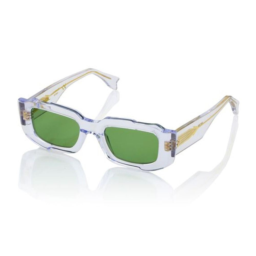 Monokol Concept Eyewear Mk285 Squared Crystal Acetate Sunglasses
