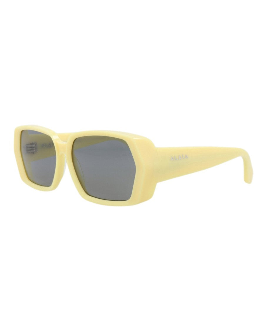 Alaïa Square-Frame Recycled Acetate Sunglasses