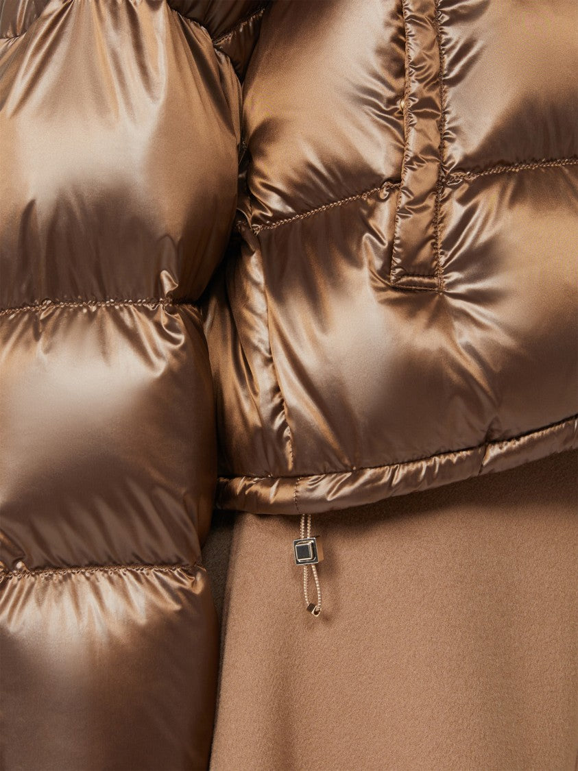 Max Mara Cropped Puffer Coat With Hood