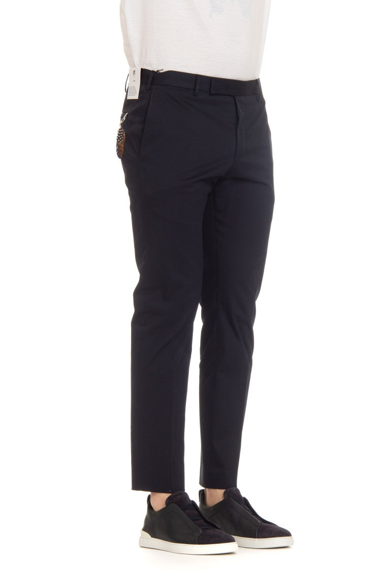 Pt Torino Twill Cotton Fit Ten Trousers