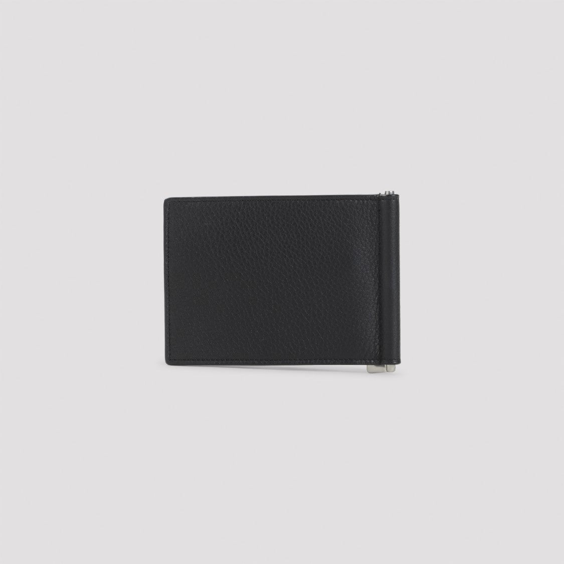 Saint Laurent Textured Black Calf Leather Bifold Wallet