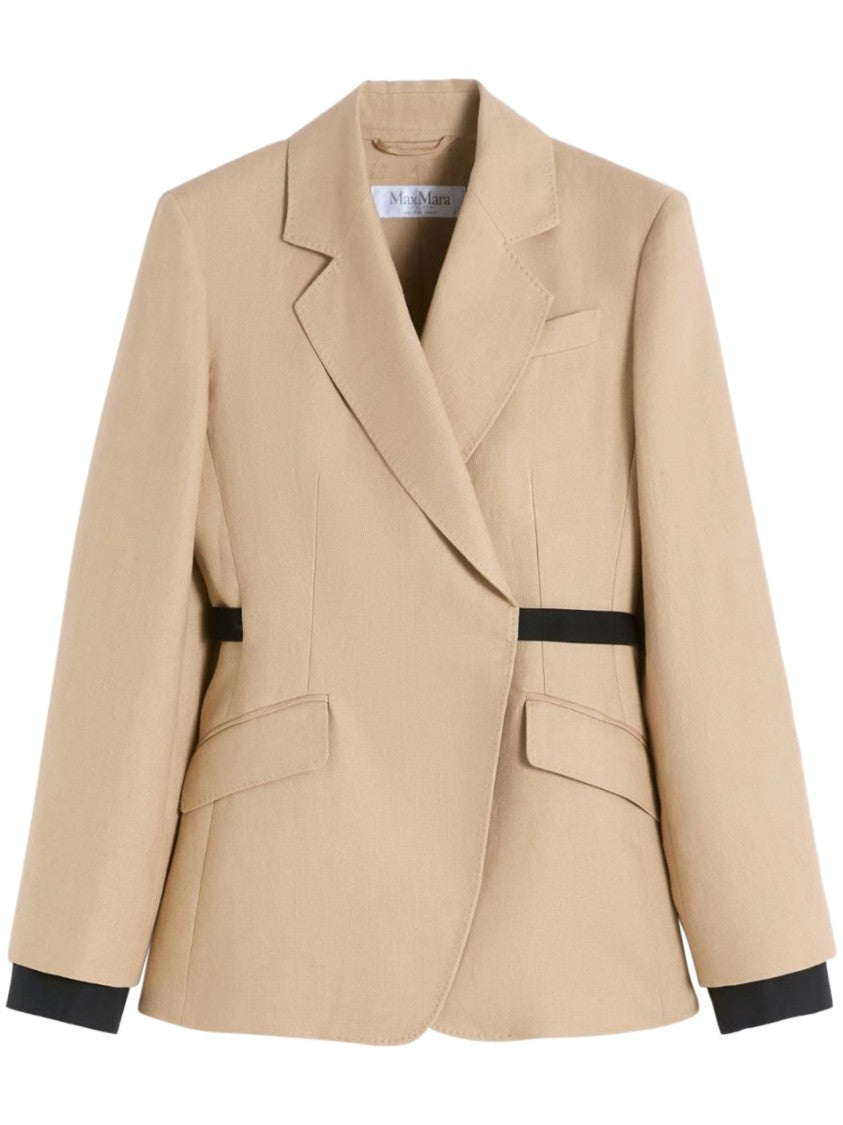 Max Mara Structured Tailored Jacket With Notched Lapel
