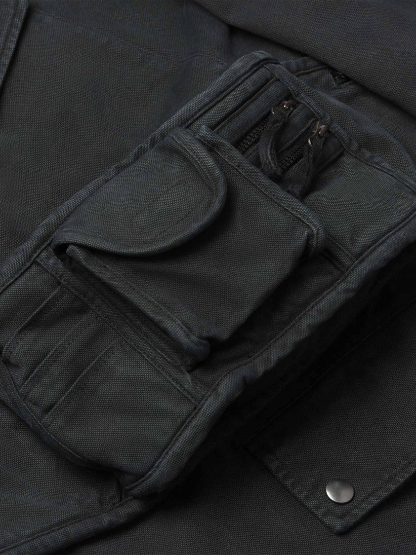 Martine Rose Dark Green Utility Coat With Belt
