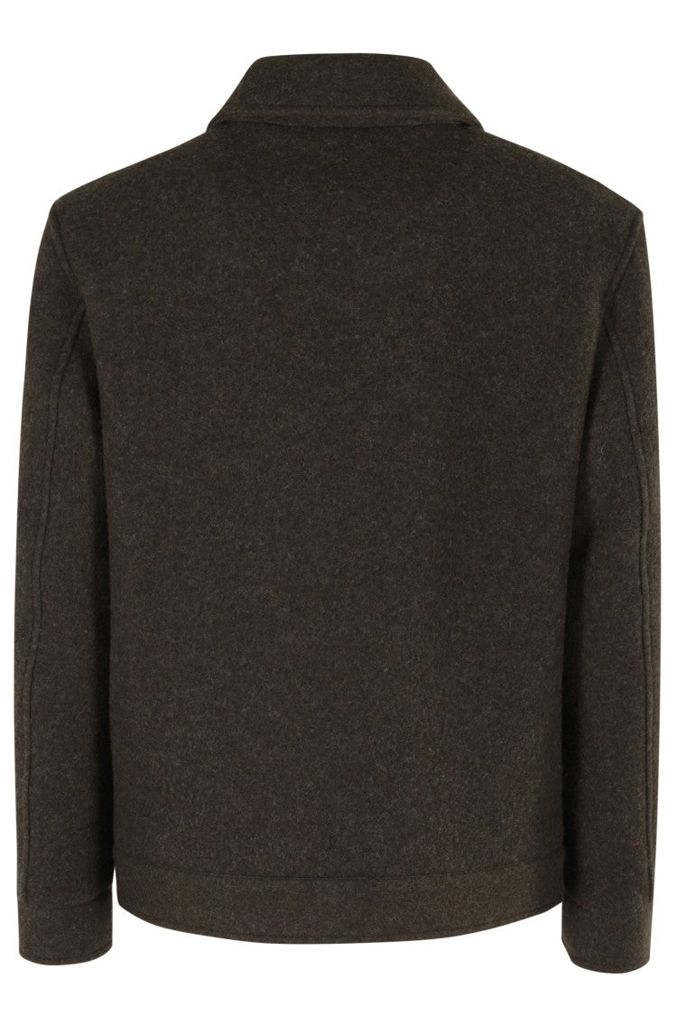 Fay Archive Plush Trucker Jacket