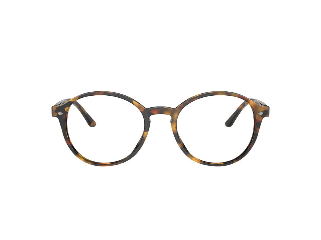 Giorgio Armani Tortoiseshell 0Ar7004 Keyhole Acetate Round Eyeglasses