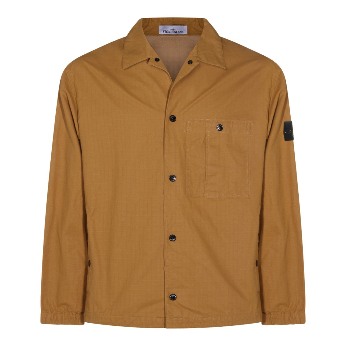 Stone Island Structured Men's Jacket With Practical Zipper And Pockets