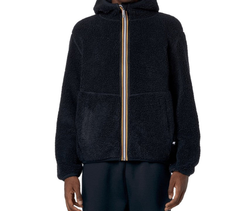 K-Way Reversible Jacket With Smooth And Sherpa Textures