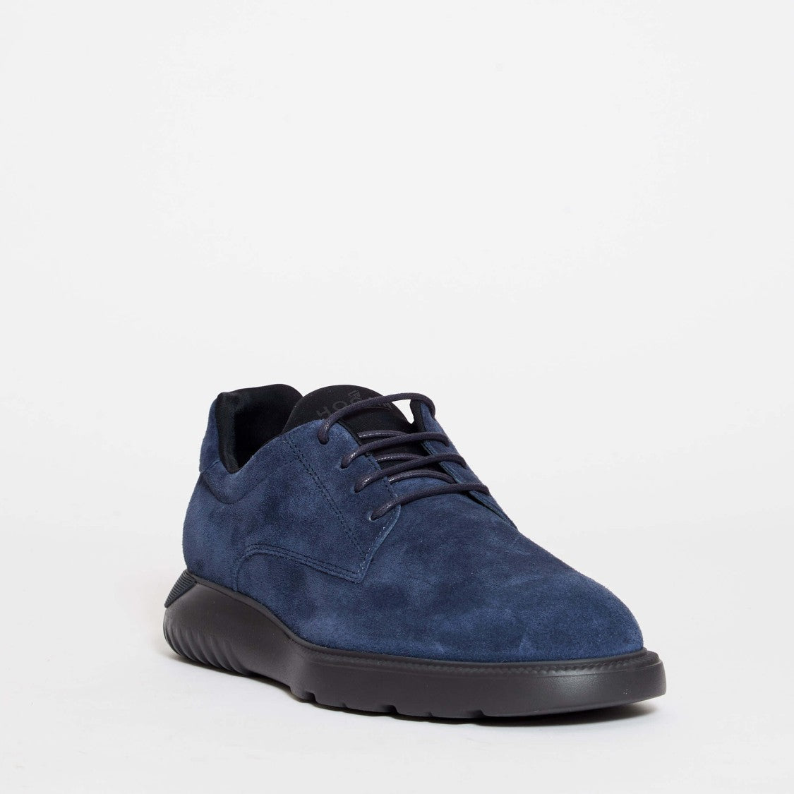 Hogan Blue Suede Lace-Up Shoes