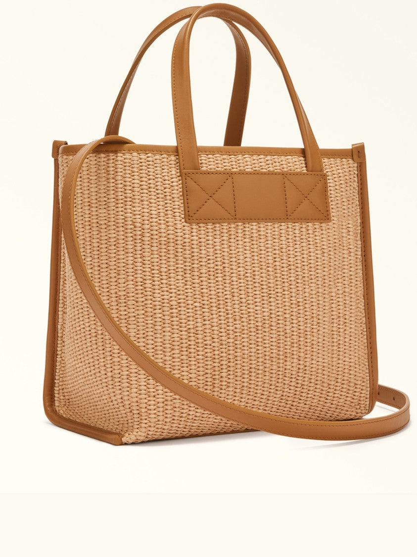 Furla Divide It S Woven Leather S Tote
