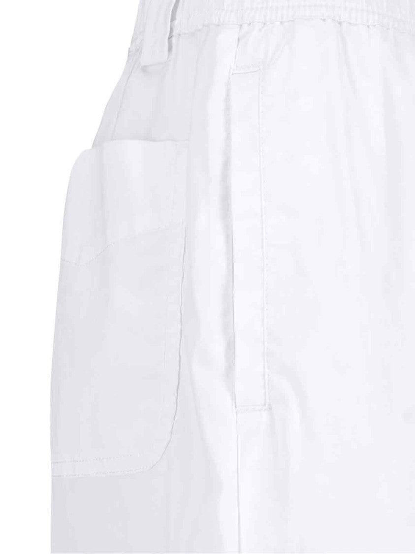 Aspesi Wide Cotton Blend Trousers – White
