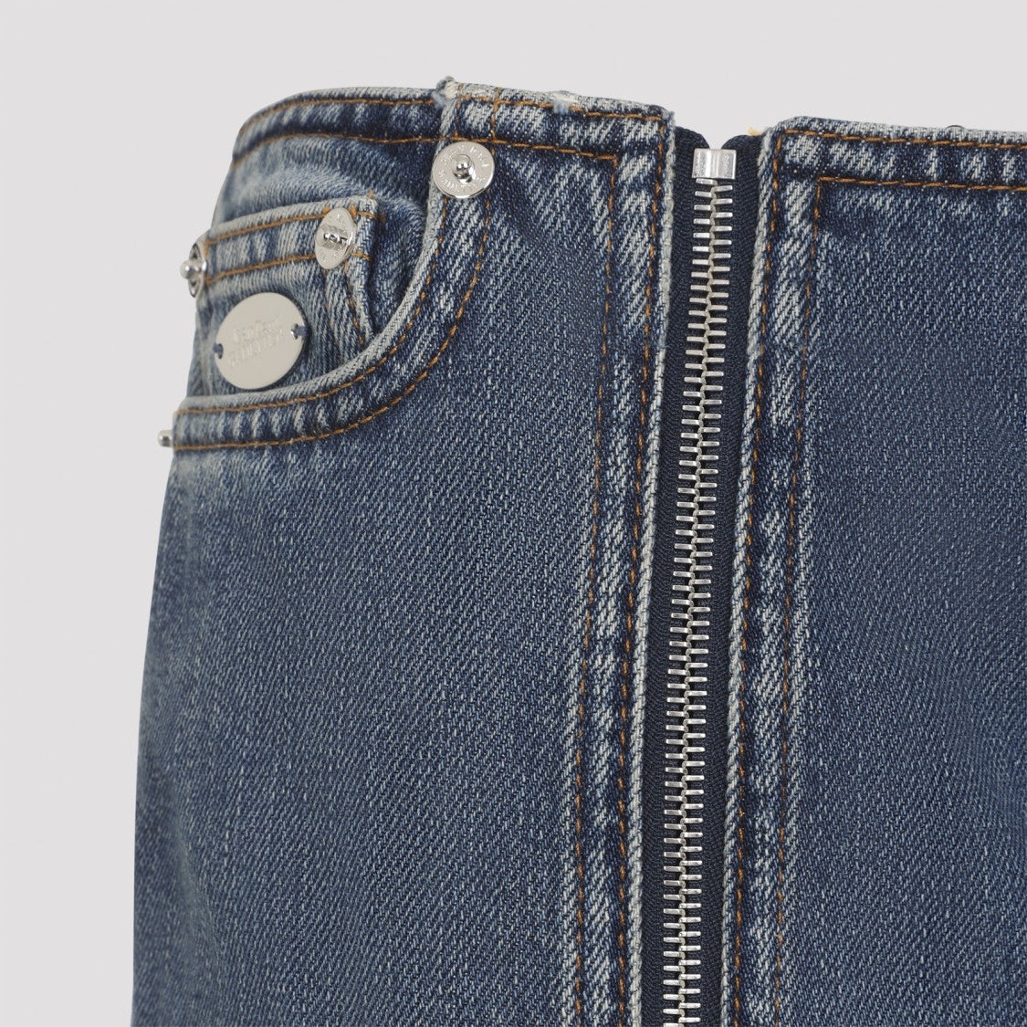 Jean Paul Gaultier Front Zipped Vintage Denim Jean Paul Gaultier