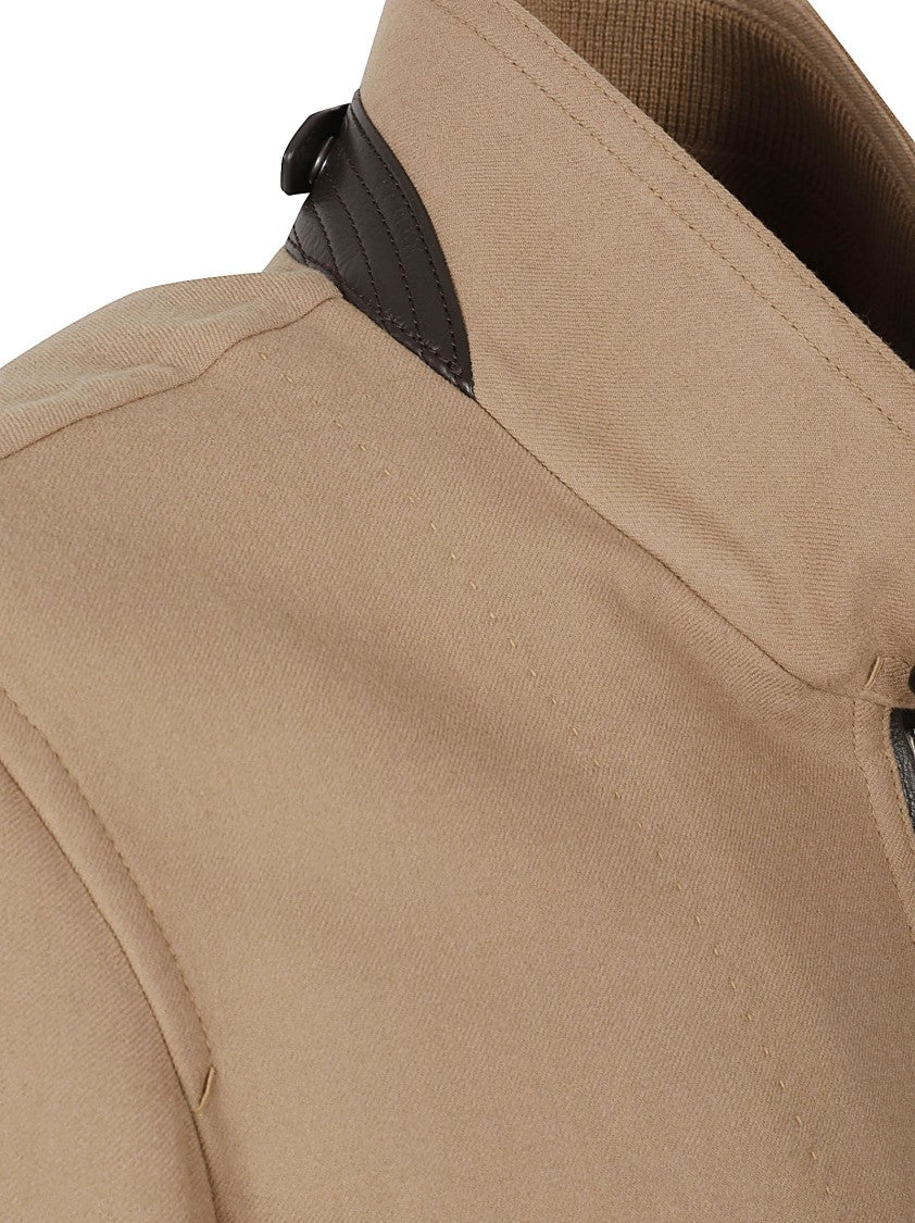 Tom Ford Cropped Leather Detail Casual Jacket