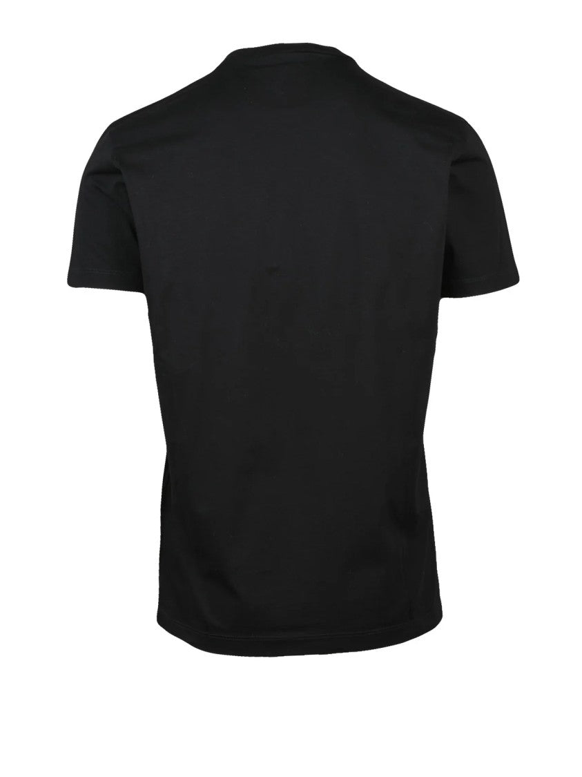 Dsquared2 Cotton T-Shirt With Bold Gradient Logo Print