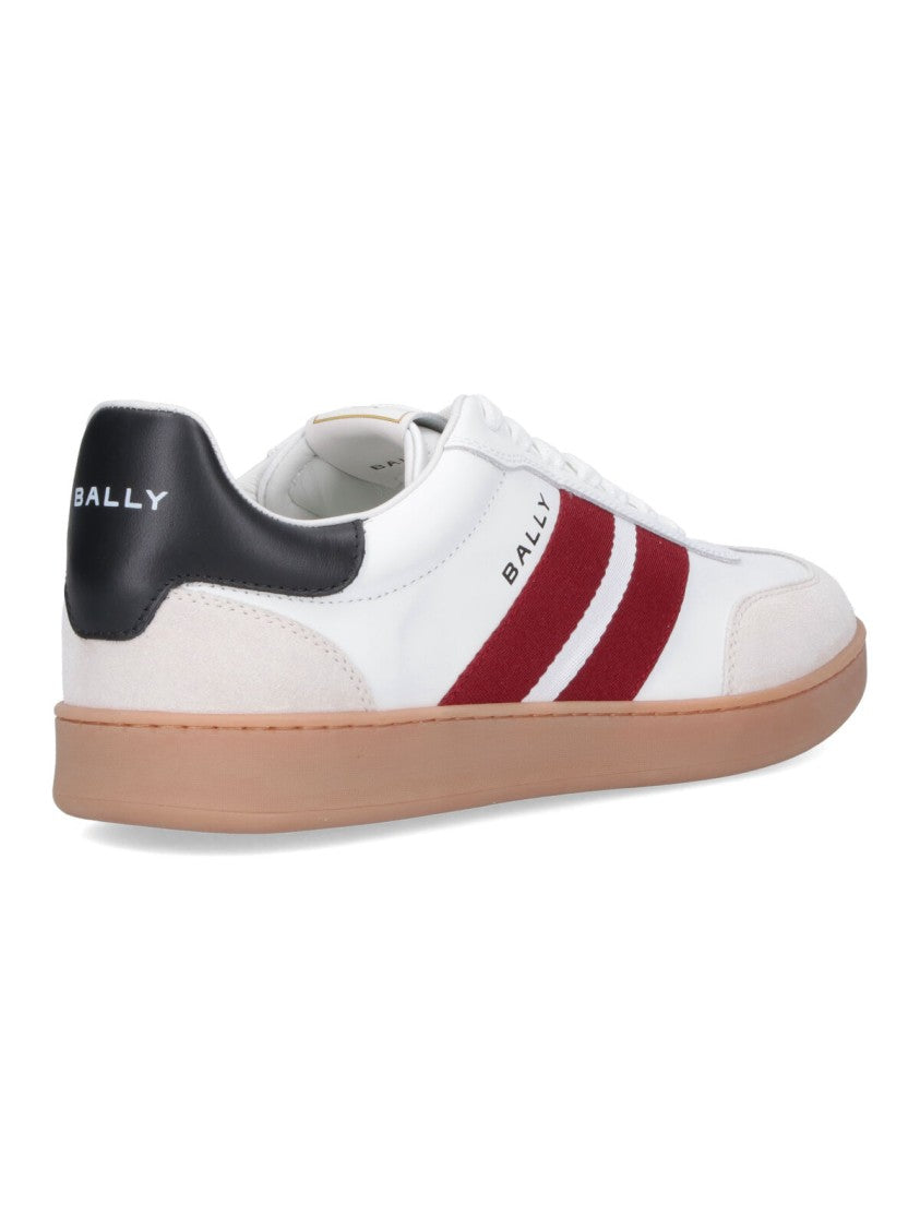 Bally "Retro Crest" Sneakers – White