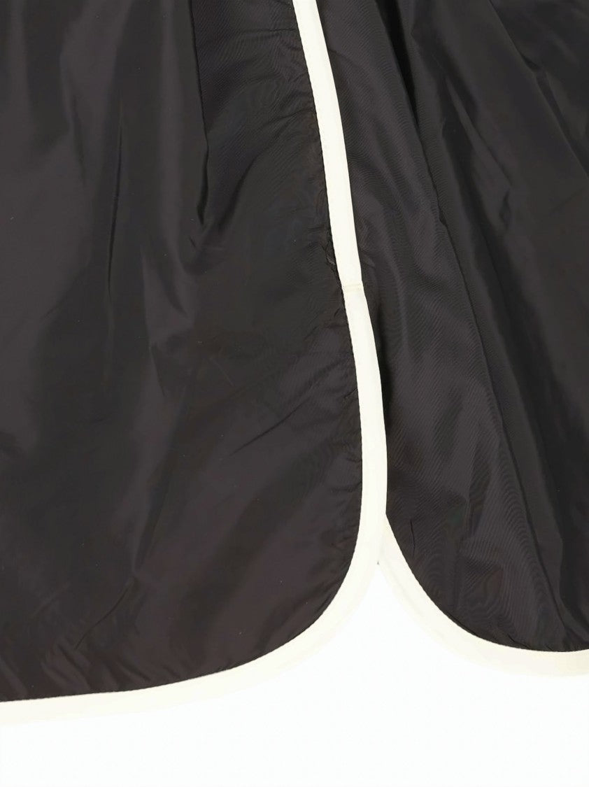 Prada Black Polyamide Contrast Trim Shorts