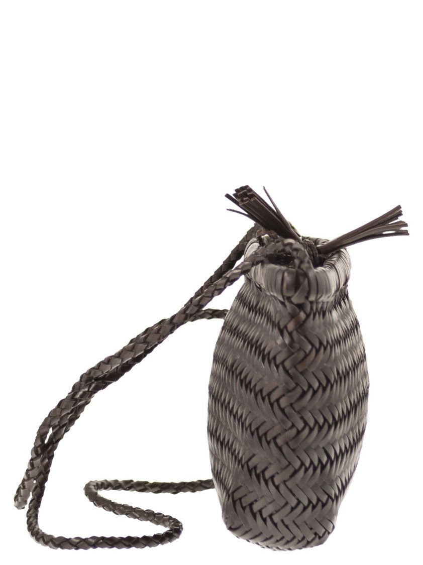 Dragon Minsu - Mini Woven Leather Bag