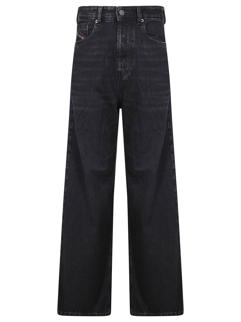 Diesel High-Waist Wide-Leg Jeans