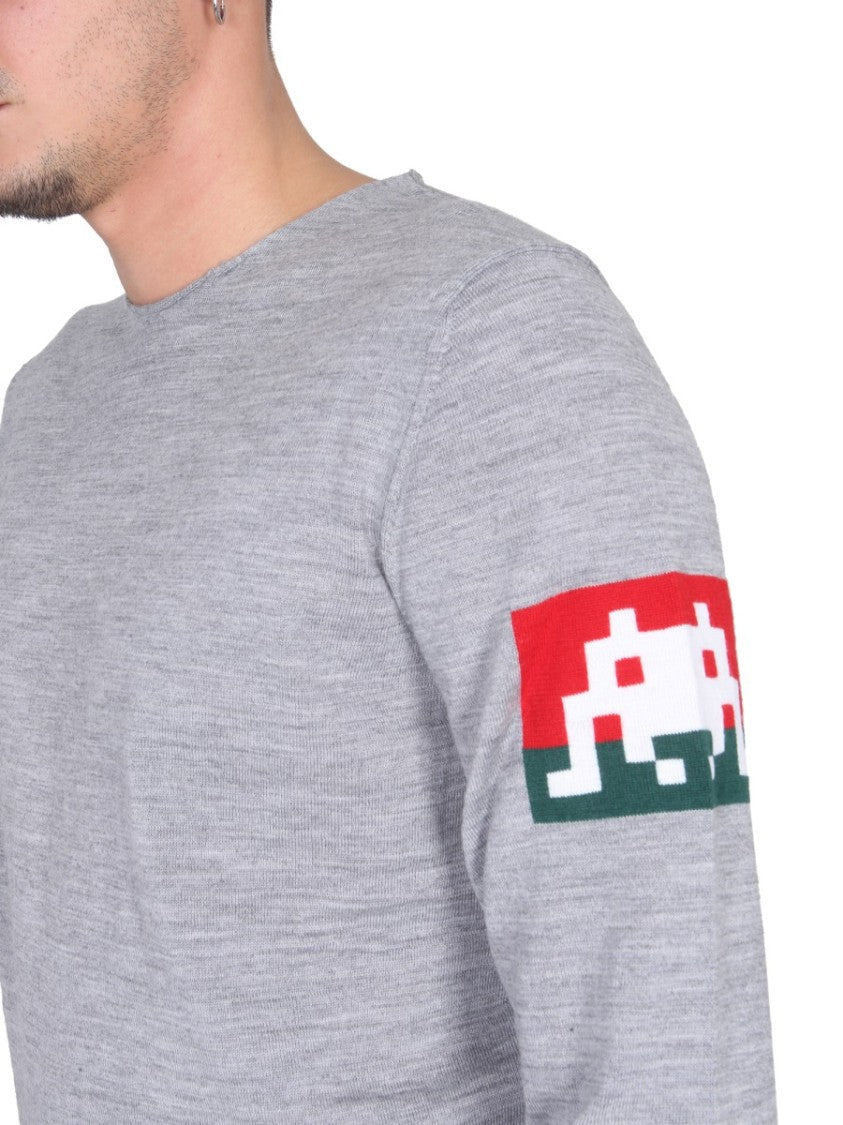 Comme Des Garçons Light Grey Wool Jersey