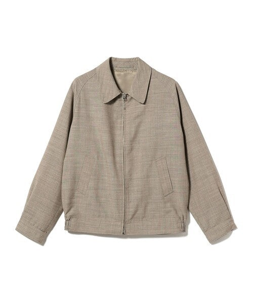 Kaptain Sunshine Zip-Up Lightweight Jacket With Classic Collar And Textured Fabric