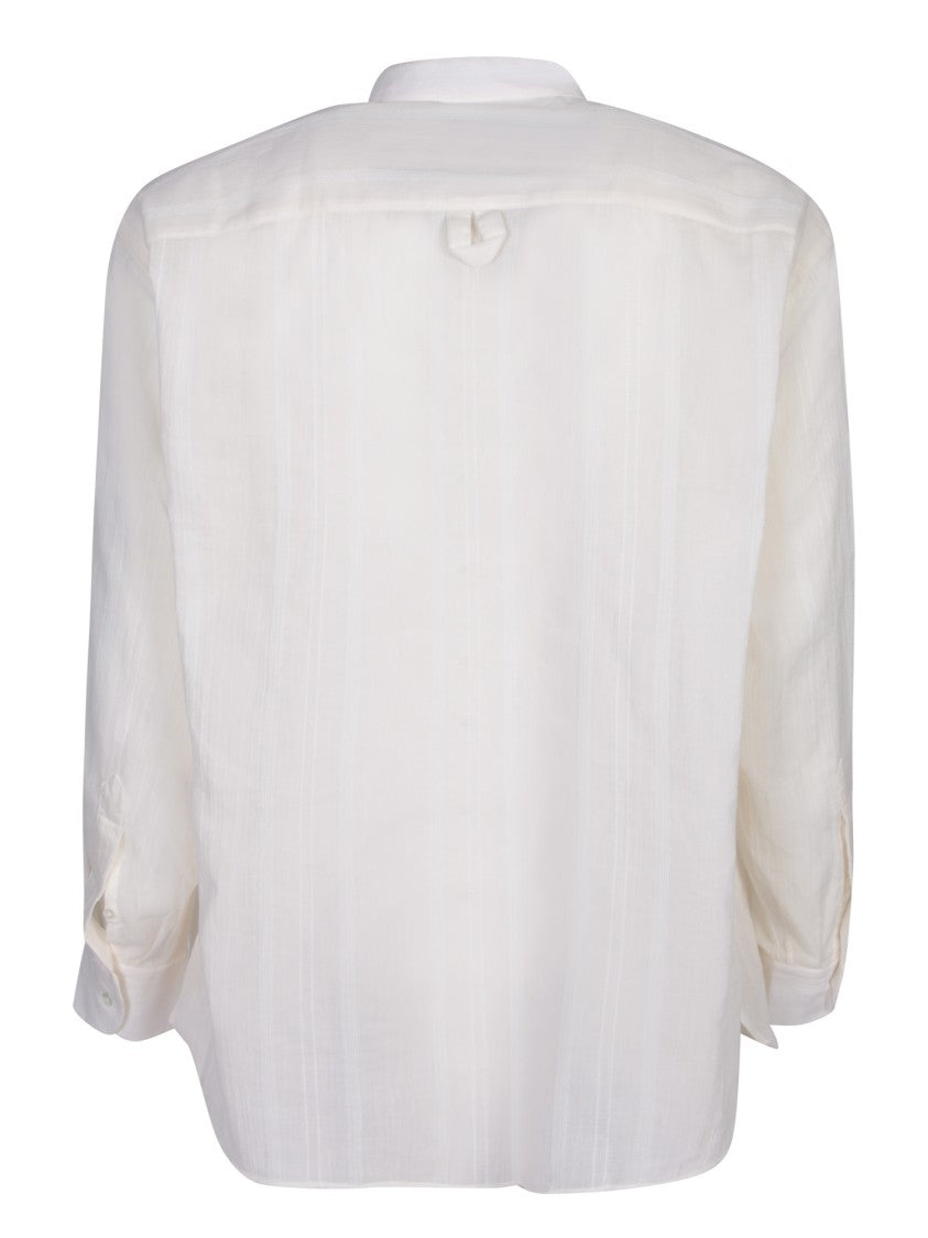 Lardini White Cotton Shirt