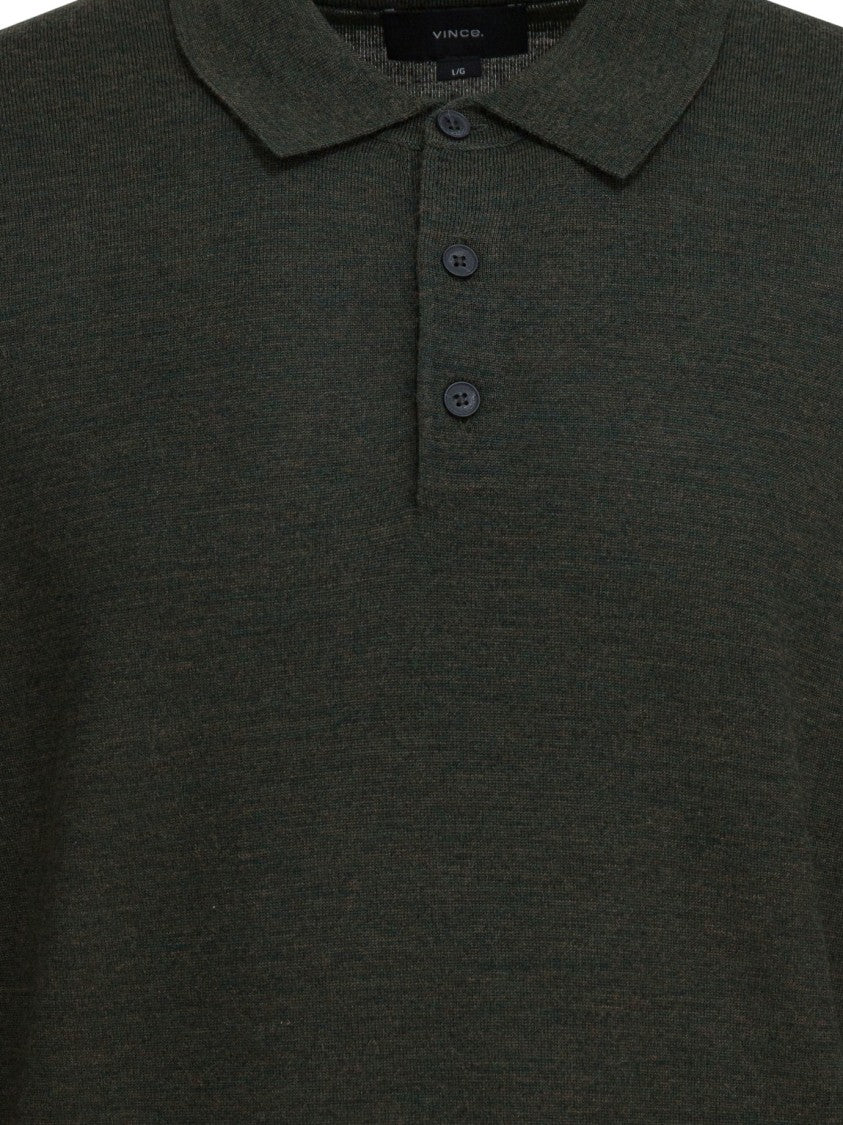 Vince Merino Wool Polo Shirt