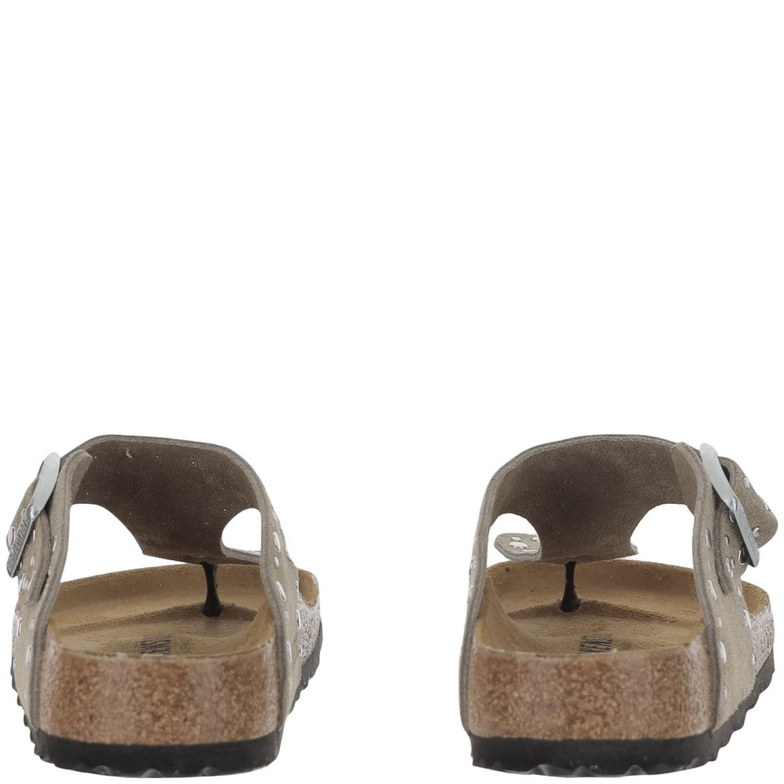 Birkenstock Gizeh Rivet Sandals In Suede Leather