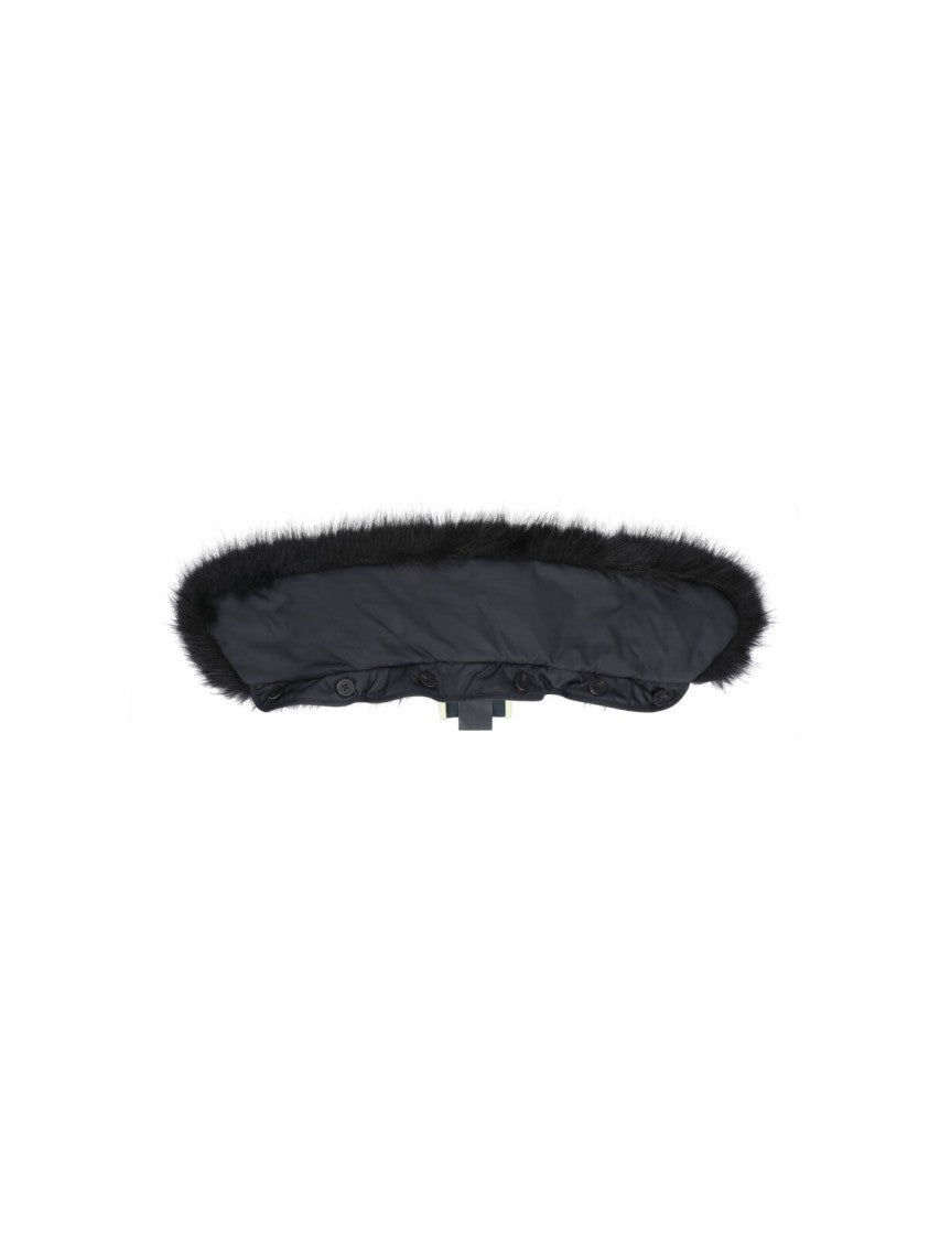 Marfa Stance Faux Fur Collar – Black