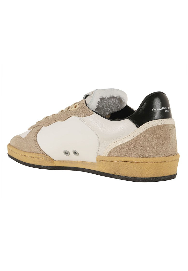 Philippe Model Pgal Low Soft Leather Suede Low-Top Sneakers