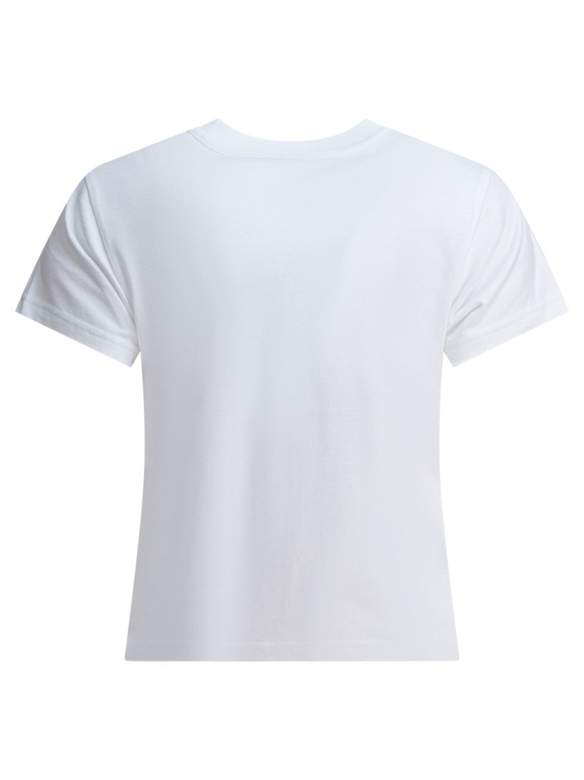 Alexander Wang Essential Jsy Shrunken Tee W/Puff Logo