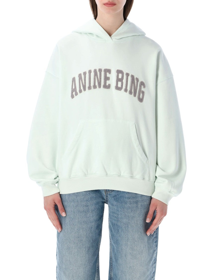 Anine Bing Harvey Oversized Vintage Logo Hoodie