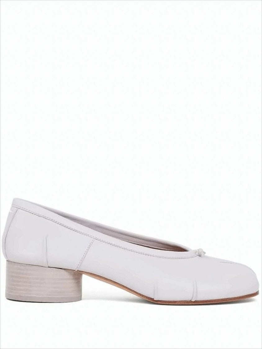 Maison Margiela Unique Split-Toe Flats With Low Block Heel