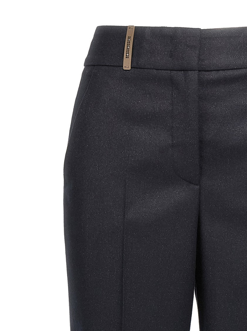 Peserico Lurex Flannel Pants