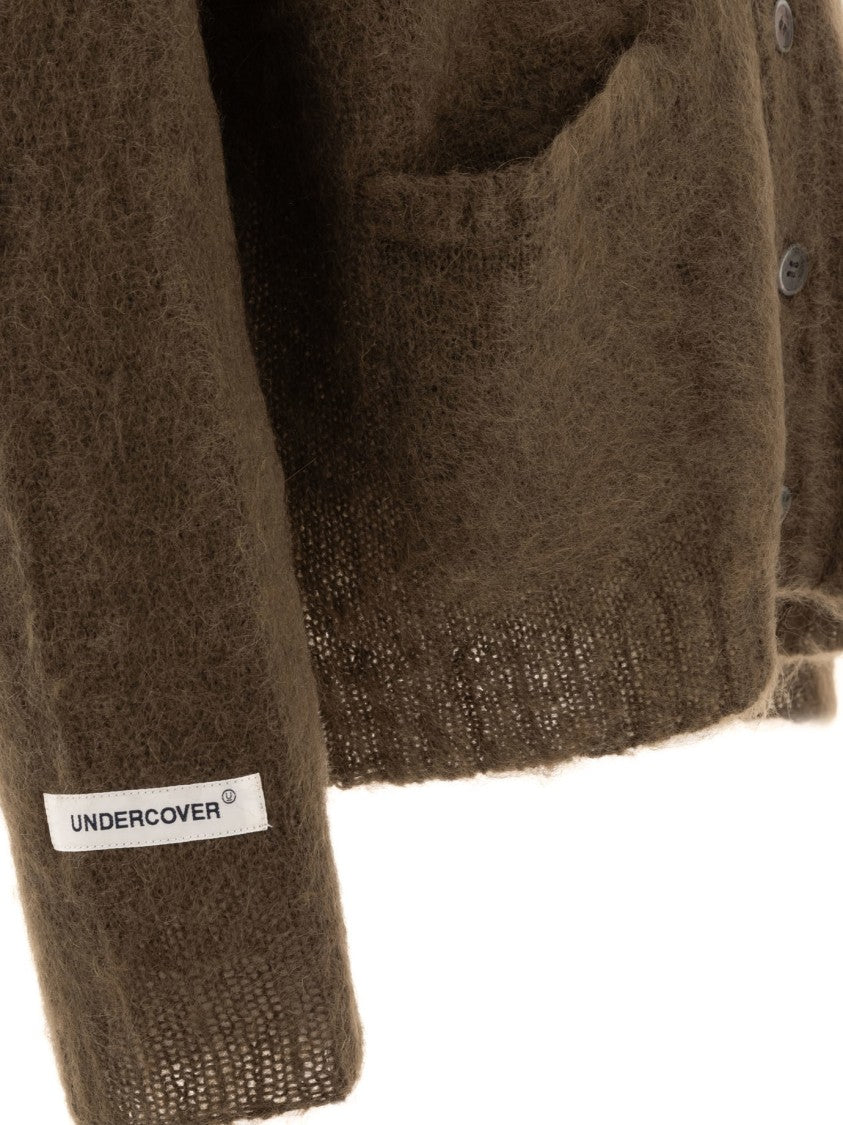 Undercover Color Block Knit Cardigan