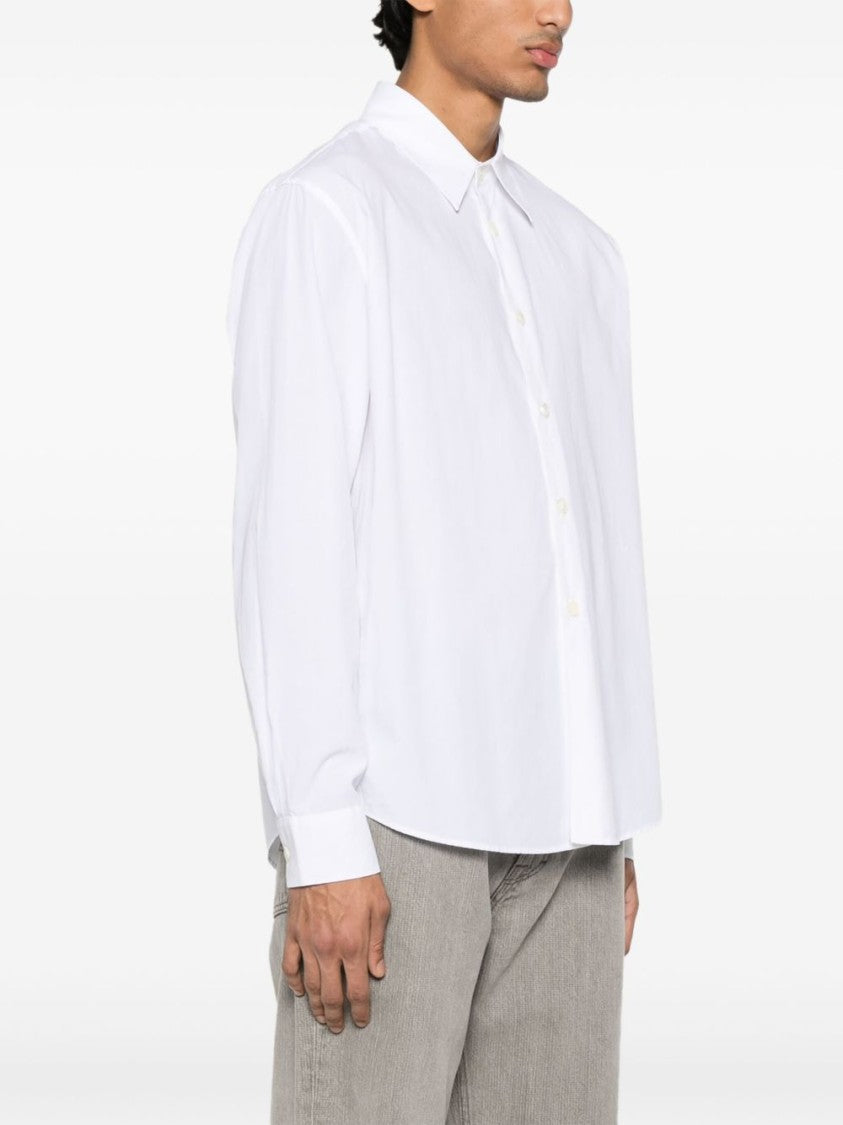 Our Legacy White Button-Down Tencel Cotton Shirt