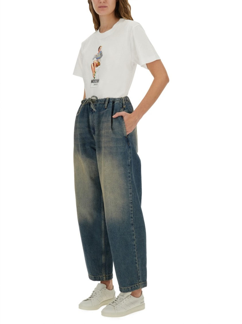Moschino Cotton Denim Pants