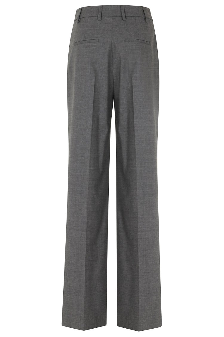 Giuseppe Di Morabito Grey Wide-Leg Flannel Pants