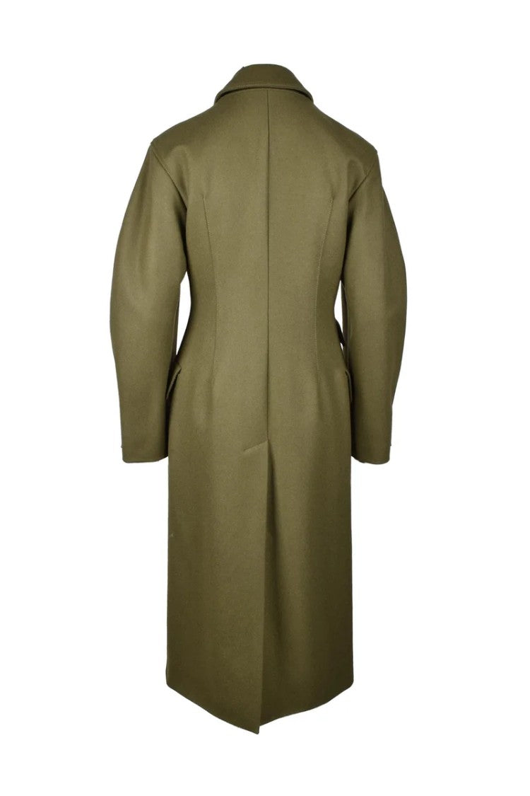 Erika Cavallini Forest Green Long Coat
