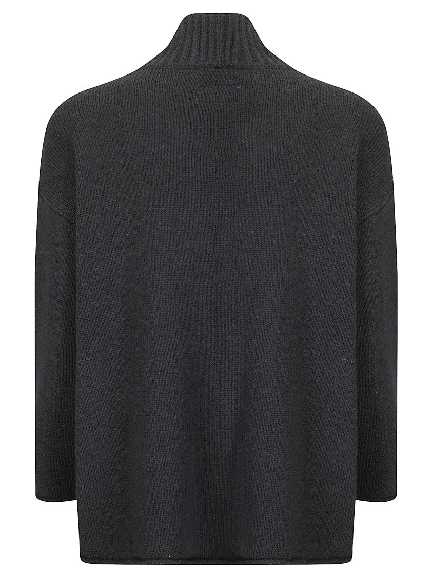 Labo.Art Buttonless Open Cardigan In Soft Virgin Wool