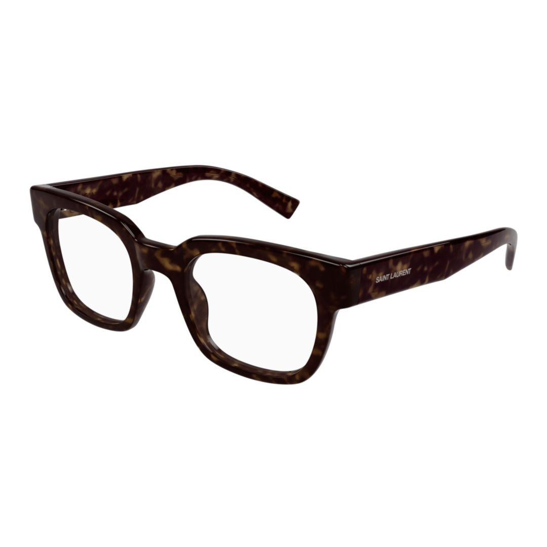 Saint Laurent Sl 805 Tortoiseshell Square Frame Eyeglasses