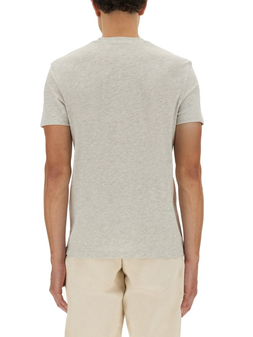 Tom Ford Melange Texture Cotton-Polyester Blend T-Shirt