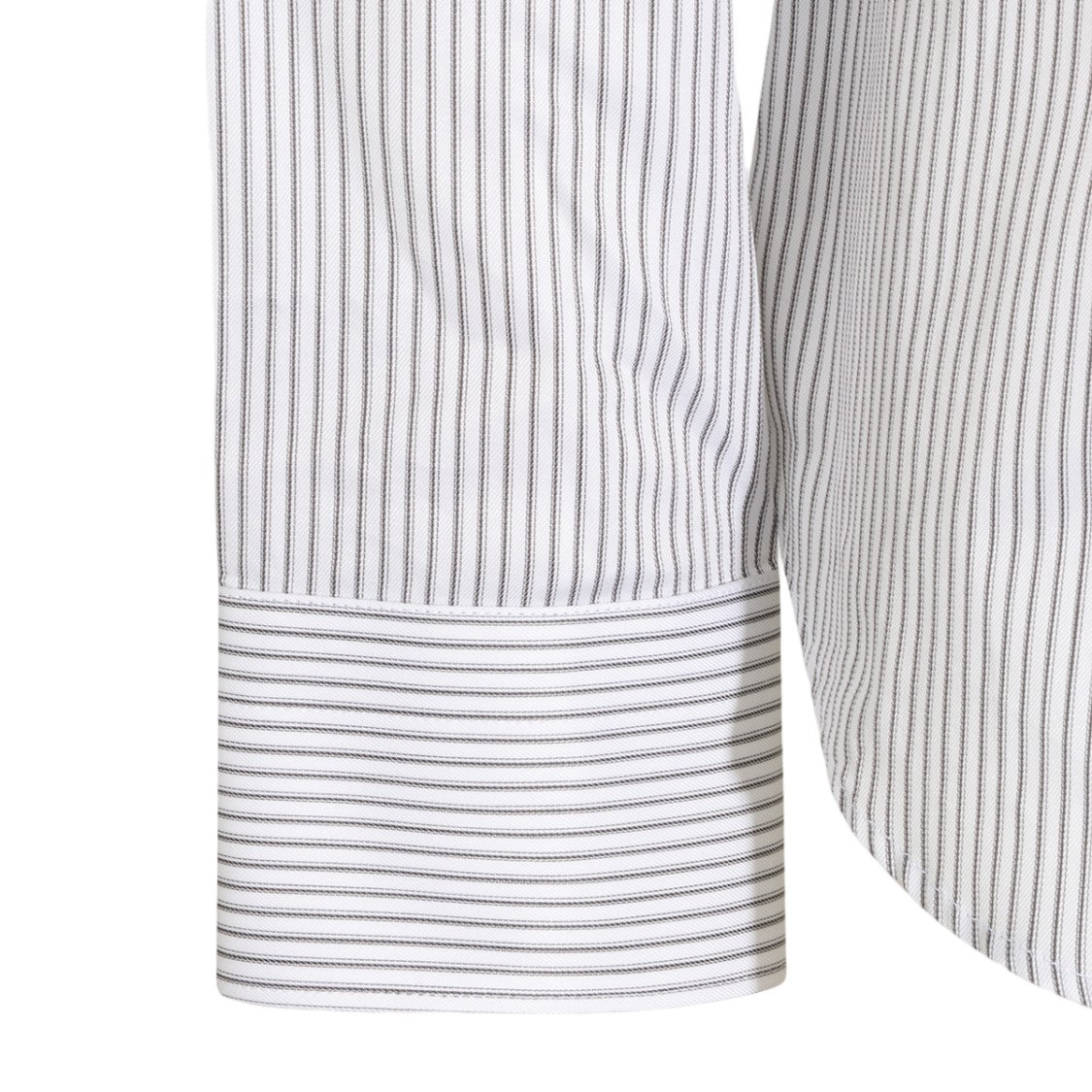 Canali Long-Sleeve Striped Tailored Shirt