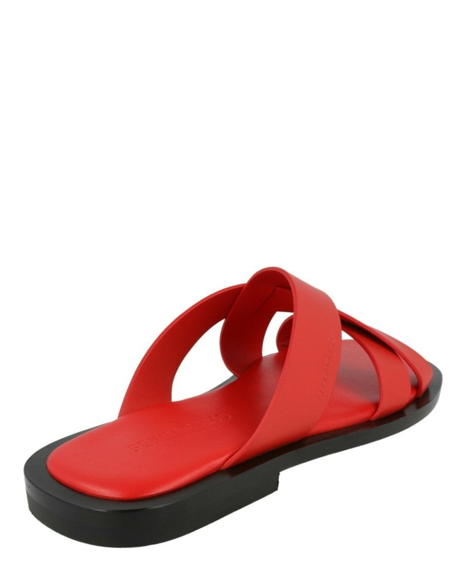 Ferragamo Forino Leather Sandals