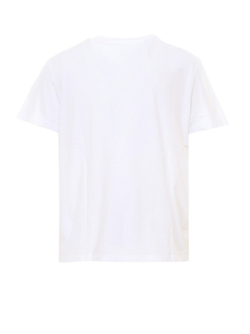 Maison Margiela Minimalist Short-Sleeve T-Shirt With Subtle Logo Detail