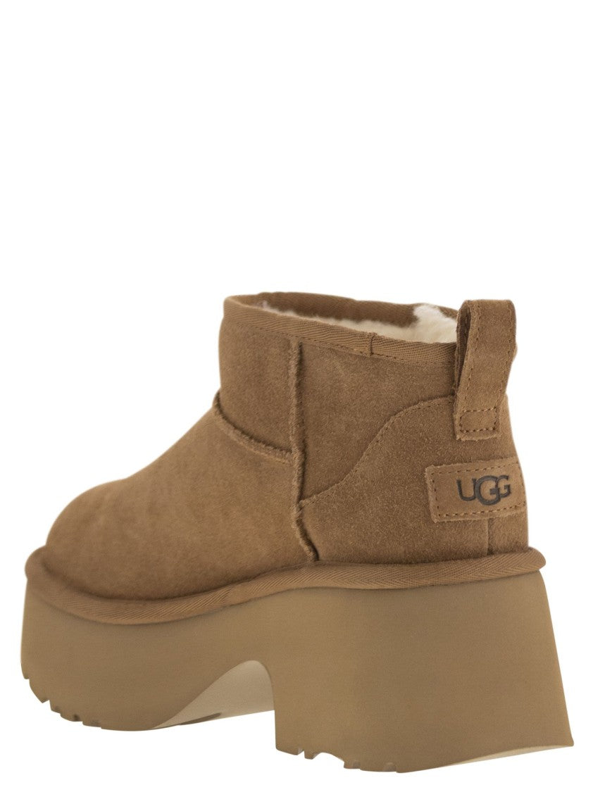 Ugg Classic Ultra Mini Boots With Bold Platform And Uggplush™ Lining