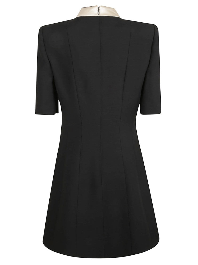 Valentino Garavani Structured Flared Mini Dress