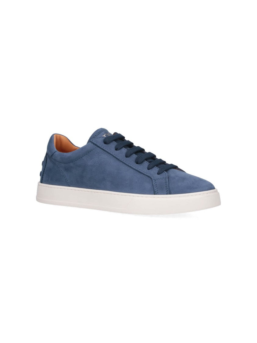 Tod's Blue Sneakers With Padded Collar