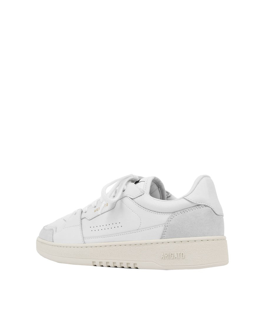 Axel Arigato Handcrafted White Sneakers With Contrasting Leather Panels
