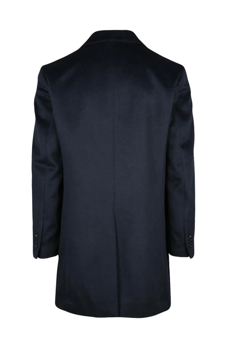 Premier Homme Tailored Grey Coat With Notched Lapel