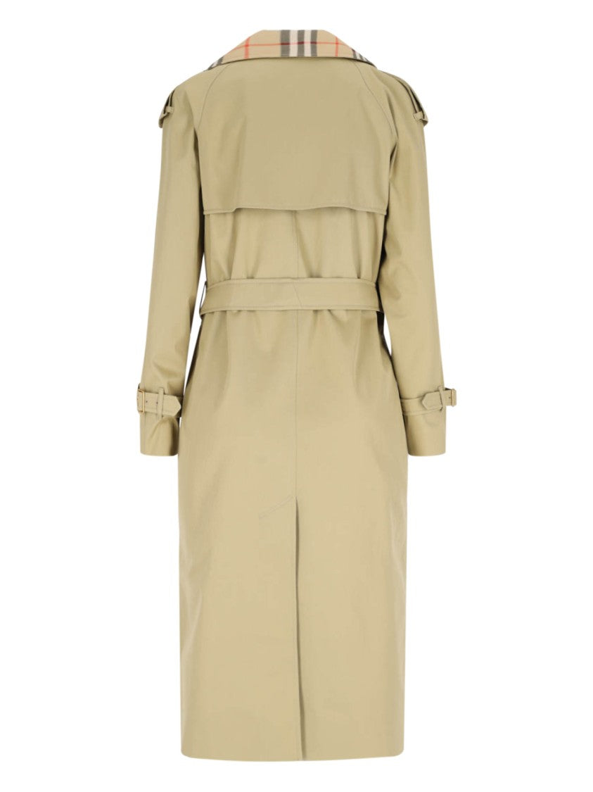 Burberry Double-Breasted Trench – Beige