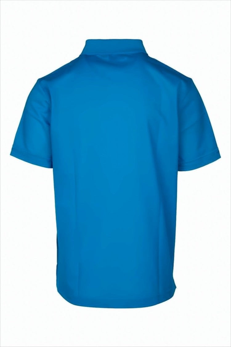 Christian Dior Classic Blue Polo Shirt With Three-Button Placket And Logo Detail